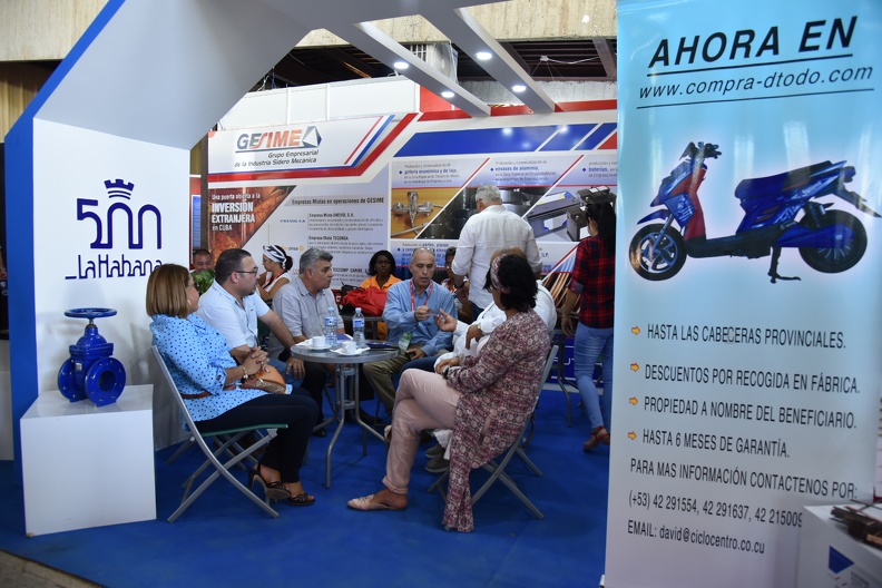 Stand de Gesime en la XXXVII Feria Internacional de La Habana FIHAV 2019