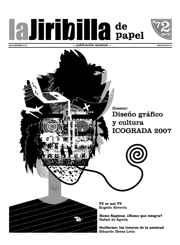 La Jiribilla de Papel número 72, dedicada a ICOGRADA, octubre de 2007