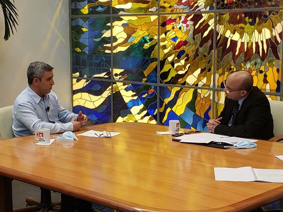 Ministro de las Comunicaciones, Jorge Luis Perdomo Di-Lella.