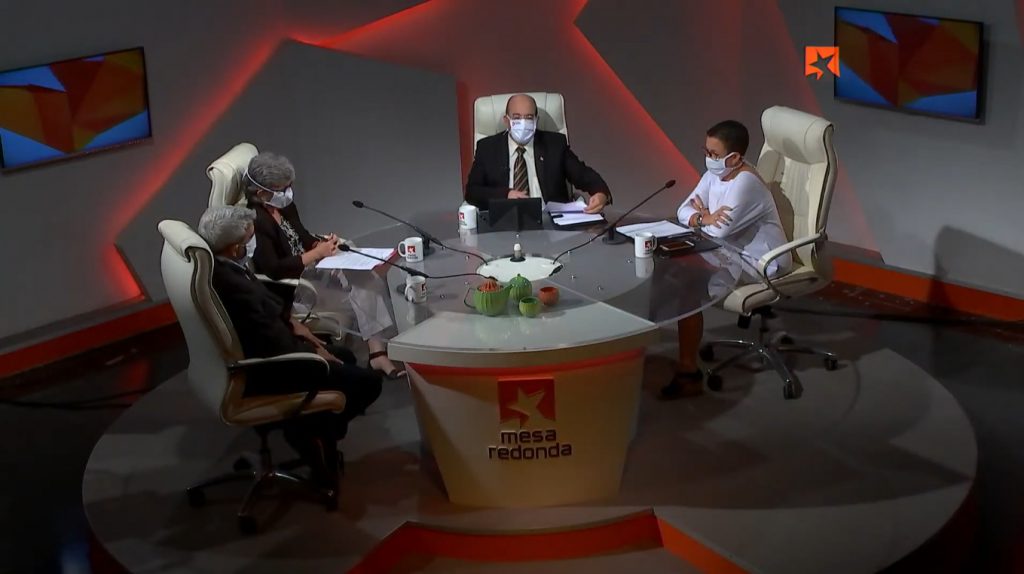 Directivos de la ONDi en la Mesa Redonda