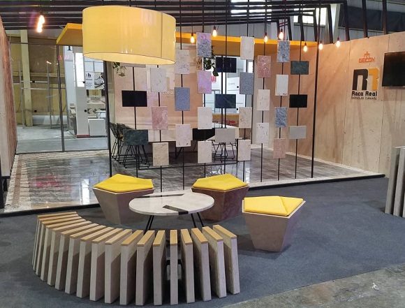 Stand FECONS 2018 (Empresa de Mármoles Cubanos, Roca Real).