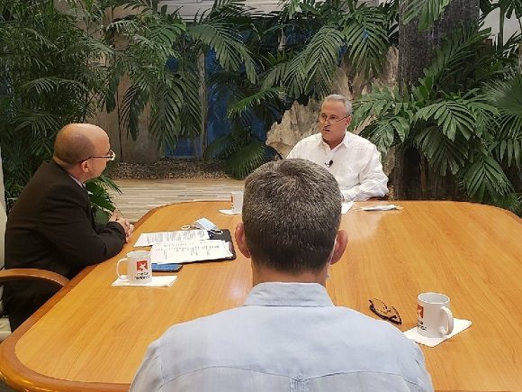 Eloy Álvarez Martínez, ministro de Industrias. Foto: Presidencia Cuba/ Telegram.
