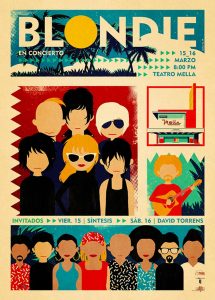 Cartel Blondie en La Habana
