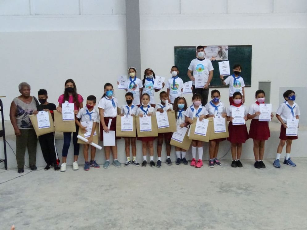 premiación del consurso Cuentame una historia, soy tu memoria