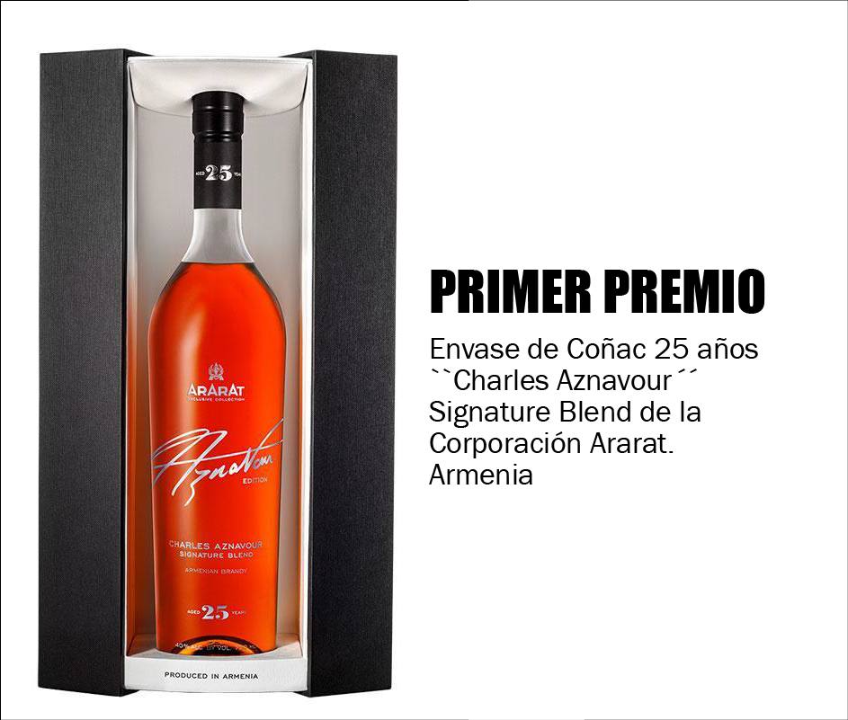 Envase de Coñac 25 Años Charles Aznavour