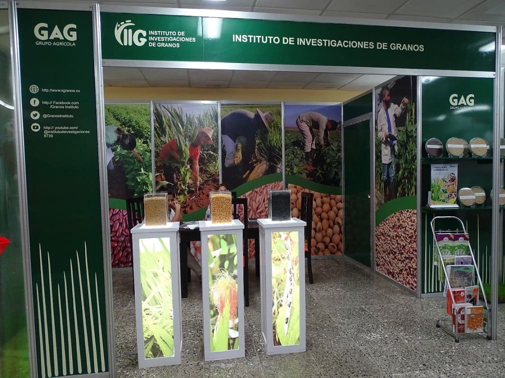 Stand Instituto de Investigaciones de Granos en FIAGROP 2023